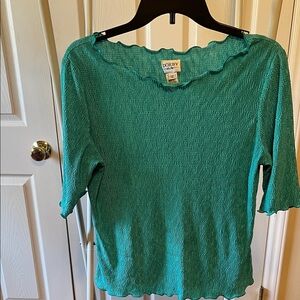 Dorby Women's Short Sleeve Teal Top